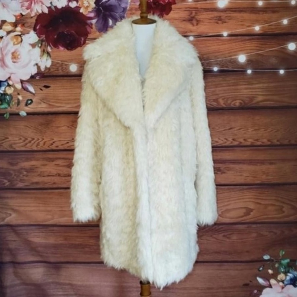 Kylie + Kendall faux fur jacket